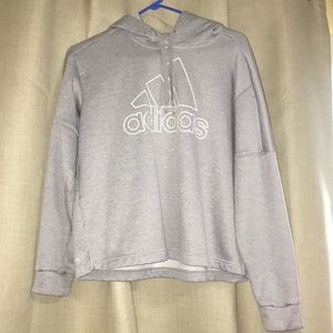 Adidas gray hoodie